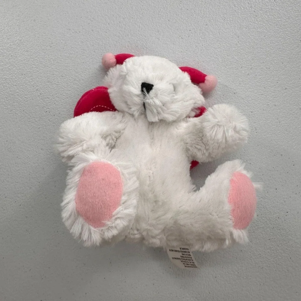 Paris Presents Valentines Day Plush Bear Ladybug Wings & Chocolate Rose Gift Set